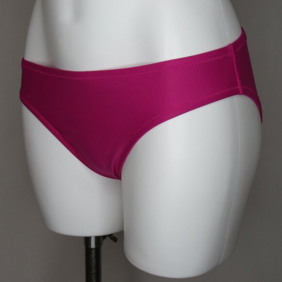 J. Crew Pink Mid Rise Lined Bikini Bottom Women's S Small - Picture 2 of 10